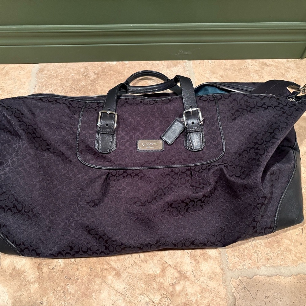 Coach Black Travel Bag